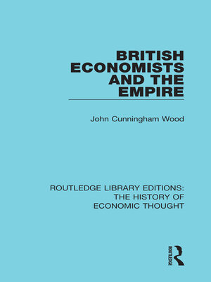 cover image of British Economists and the Empire